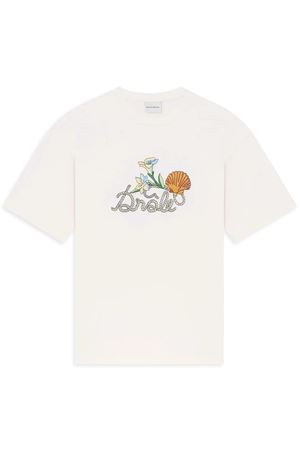 Off-white cotton t-shirt DROLE DE MONSIEUR | KTS303CO248OW